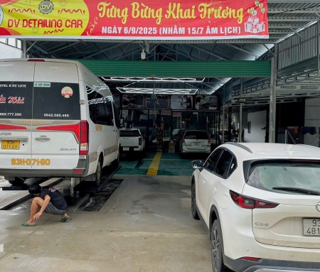 Dịch vụ chăm sóc xe ô tô chuyên nghiệp tại DV Detailing Car có gì khác biệt